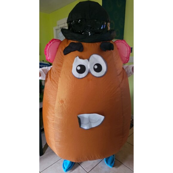 Mr Potato Head Inflatable Adult Costume with Boot Covers MISSING PARTS Toy Story - Picture 1 of 4